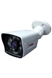 FURY 3 Kameralı 5mp 3.6mm Lens 2mp Görüntü 6 Atom Led Gece Görüşlü FullHd Güvenlik Kamerası 5525di 320GB