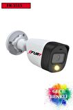 FURY Gece Renkli - 5mp Lens 1080p Full HD Ahd Güvenlik Kamerası Ultra Led Renkli Gece Görüş