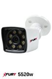 FURY 16 Kameralı 5mp Lens 1080p 2mp Color Görüntü 8 Warm Led Gece Görüş FullHd Güvenlik Kamera 5525W 1TB