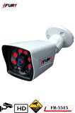 FURY 2 Kameralı 2MP Full HD Görüntü 6 Atom Led Gece Görüşlü Dış Mekan Güvenlik Kamerası Seti 320GB