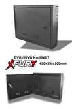 FURY Dvr/Nvr Cctv Rack Kabinet Ve Monitör Koruma Kutusu 1u 19 '' W 45 H 35 D 10