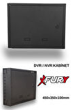 FURY Dvr/Nvr Kabinet Cctv Rack 1u 19 '' W 45 H 35 D 10