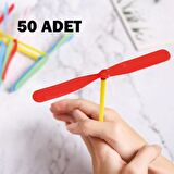 Nostaljik El Pervane Oyuncağı 50 Adet