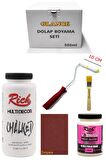 Rich Multi Decor Chalked Beyaz 500 Ml Dolap Boyama Seti Mobilya Boyama Seti Parlak
