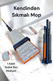 Kendinden Sıkmalı Mop 1 Adet Mikrofiber Yedek Bez Hediyeli