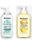 Hyaluronik Aloe Temizleme Jeli 200ml+ C Vitamini Parlak Yüz Temizleme Jeli 200 Ml