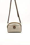 Silver Polo  Kadın Çapraz Çanta 1144-45233 SILVER POLO ÇAPRAZ Kadın ÇANTASI M132 BEJ-MAT TABA