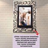 Veraart Kişiye Özel Işıklı Fotoğraf Çerçevesi Sevgililer Günü Hediyesi