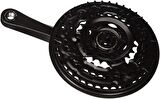 Shimano FC-TY501 170mm 42T 6-7-8V 3lü Siyah Aynakol