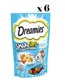 Dreamies Shake Ups Multivitamin Deniz Ürünleri Kedi Ödülleri 55g x 6 Adet