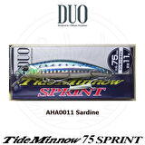 Duo Tide Minnow 75 Sprint AHA0011 Sardine