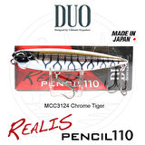 Duo Realis Pencil 110 MCC3124 Chrome Tiger Sahte Balık