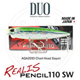 Duo Realis Pencil 110 SW AQAZ033 Chart Head Sayori Sahte Balık