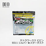 Duo Tetra Works Pipin LRF Silikon 45mm. S511 Silver Stardust