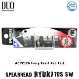 Duo Spearhead Ryuki 70S SW ACCZ126 Ivory Pearl Red Tail