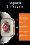 Fuchsia Watch Ultra 8 Max Gri - Sarı Akıllı Saat