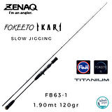 Zenaq Fokeeto FB63-1 İkari 190cm 120gr Tetikli Slow Jigging Kamış