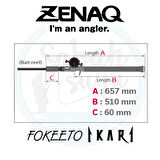 Zenaq Fokeeto FB63-1 İkari 190cm 120gr Tetikli Slow Jigging Kamış