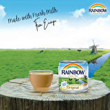 Rainbow Quality Milk Orijinal Evaporated Milk (Buharlaştırılmış Süt) 170 Gr x3 Adet 