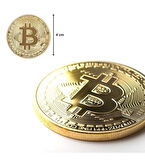 Bitcoin Madeni Hatıra Parası Hediyelik Para (4533)