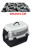 Yıkanabilir Kedi Ve Köpek Taşıma Çantası Minderi Fermuarlı 40x25x3 Cm-siyah Tüy