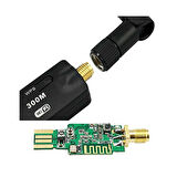 300Mbps Wireless USB WiFi Adaptör Dongle 5dBi Anten Network LAN