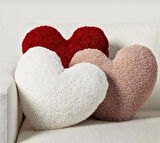 Teddy iç dolgulu kalp yastık, kalp yastık 