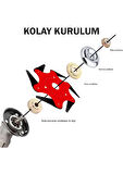 Özel 6 Bıçaklı 6T Manganeseli Çelik Çim Biçme Tırpan Ucu Aparat Bıçağı