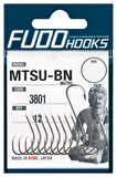 Fudo 3801 MTSU-BN Mutsu Black Nikel Olta İğnesi Black Nickel-NO:3/0