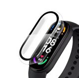 Xiaomi Mi Band 6 Uyumlu Ekran Ve Kasa Koruyucu Kılıf 360 Tam Koruma