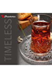 Paşabahçe Timeless Çay Bardağı ve Tabağı 170cc 24 Parça 12 Kişilik