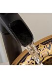 Banyo Çanak Lavabo Bataryası Siyah Şelale Model 5 Yıl Garantili Ithal