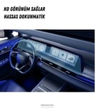 Yeni Omoda 5 Pro Multimedya ve Yolcu Ekran Uyumlu Nano Ekran Koruyucu