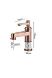 BANYO LAVABO BATARYASI ROSE SERAMİK ÖZEL SERİ YENİ MODEL 5 YIL GARANTİLİ İTHAL