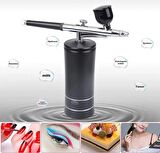 Kendinden Kompresörlü Şarjlı Airbrush Boya Tabancası