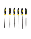 Mini Eğe Seti Çelik Törpü Takımı 6 Parça Ahşap Set Üçgen Kare Düz Yuvarlak Çok Amaçlı Hobi Set