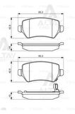 Fren Balata Astra H-g 98-12 / Zafıra 01= / Combo C 01= Arkabsh-0986495218 Bsh-0986495218