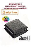 Sihirli Inox Paslanmaz Telli Bulaşık Süngeri 2li Paket