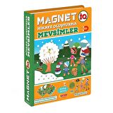 Eğitici Magnet Mevsimler İle Hikaye Oluşturma Seti - Manyetik Mevsim Hikaye Parça Birleştirme Yapboz
