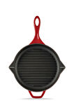 Hosse Yuvarlak Döküm Grill Izgara Tava 24cm Kırmızı  HS Y GTV 24