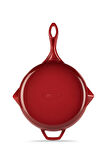 Hosse Yuvarlak Döküm Grill Izgara Tava 24cm Kırmızı  HS Y GTV 24