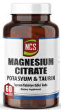 Magnezyum Sitrat 4 Lü Form 60 Tablet (POTASYUM KALİUM) & Vitamin B6 Magnesium Citrate Taurin