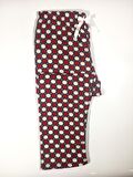Puantiyeli Cepsiz Kışlık Polar Kadın Pijama Altı
