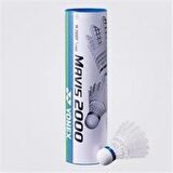 YONEX SHUTTLE MAVİS 2000 (6'lı) BEYAZ BADMİNTON TOPU