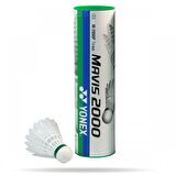 YONEX SHUTTLE MAVİS 2000 (6'lı) BEYAZ BADMİNTON TOPU