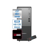 Lenovo Thinkcentre Neo 50T Gen5 Intel Core I7 14700 48GB Ddr5 1tb SSD Freedos Radeon RX550 4gb Masaüstü Bilgisayar 55012UAS0GL00F18 + Zetta Flash Bellek