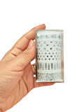 Gümüş Yaldızlı Vintage Washi Tape Bant Yapışkanlı Maskeleme Kağıdı 6 lı - Üçgen Kalp Ok