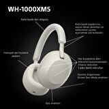 Sony WH-1000XM5 Kulak Üstü Bluetooth Kulaklık Beyaz
