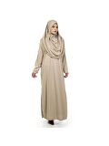 Tek Parça Namaz Elbisesi - Vizon - 5015