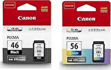 Canon Pg-46 Cl-56 Siyah/Renkli Kartuş Set E404 E414 E464